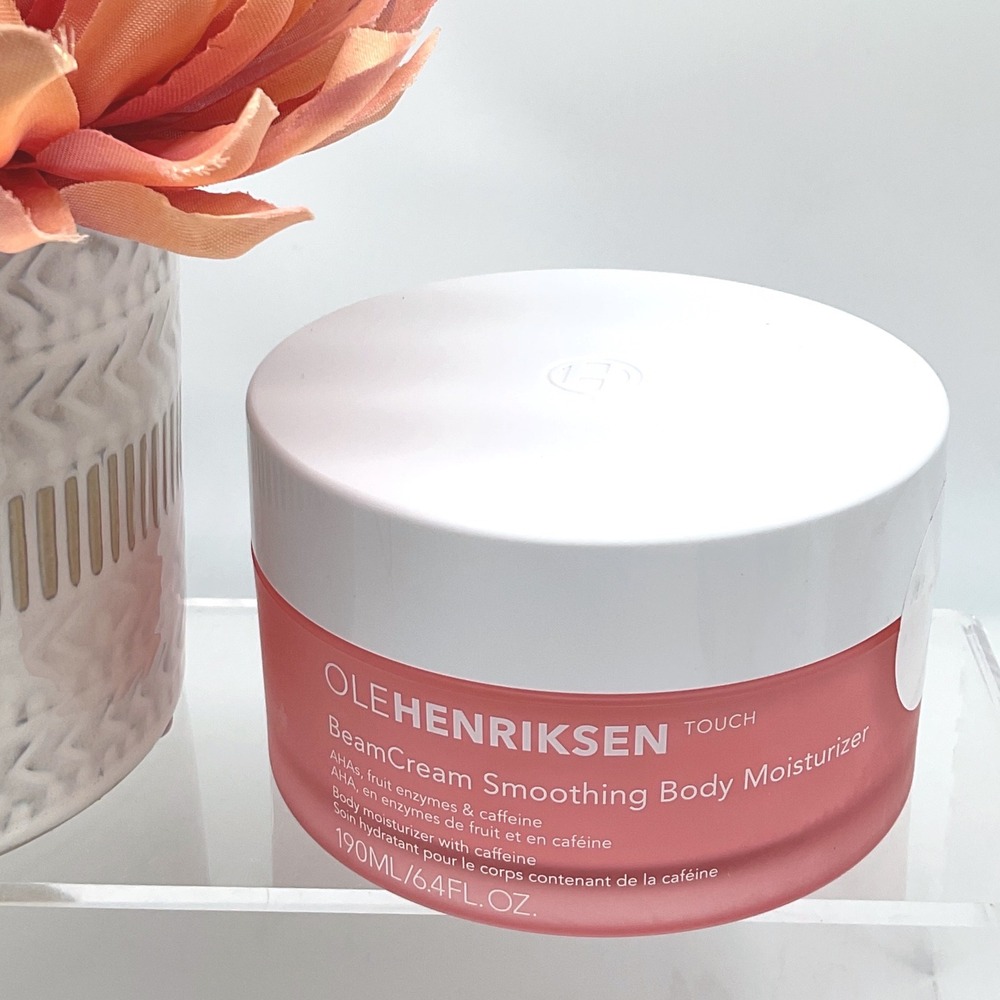 OLEHENRIKSEN BeamCream Smoothing Body Moisturizer 190ML 64 oz. AHAs Caffeine NEW